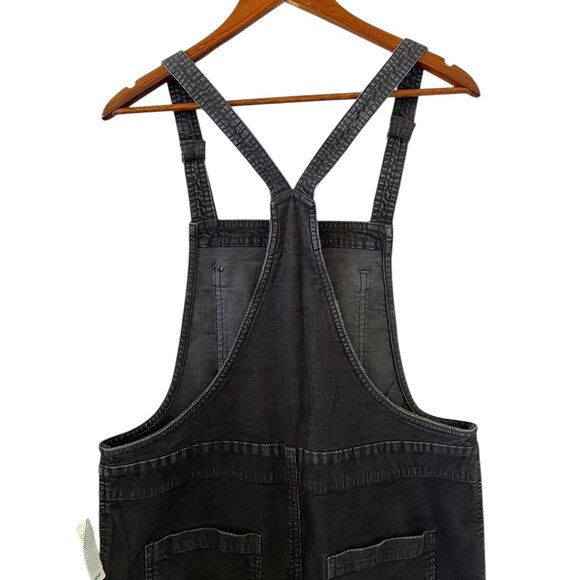 Aerie NEW Corduroy Overall In Charcoal Gray Size M - Picture 10 of 15